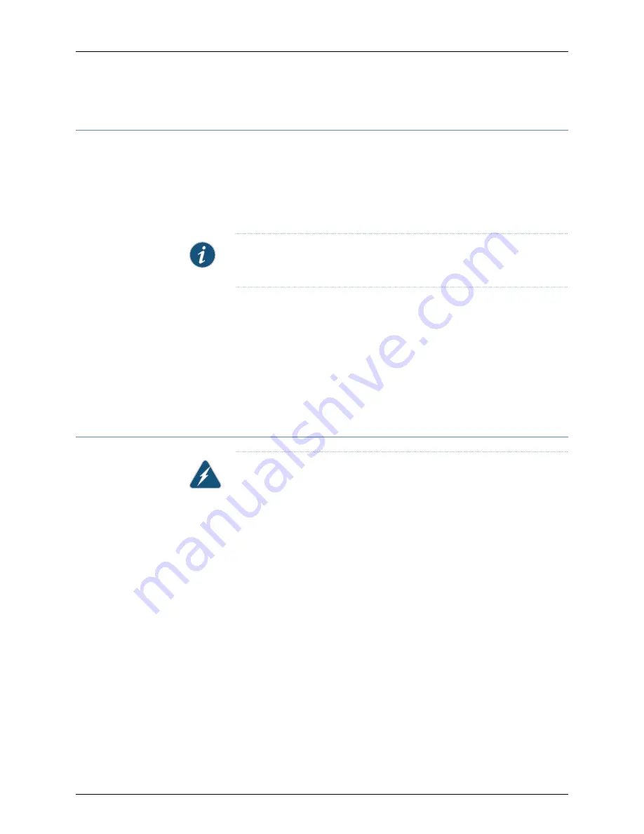 Juniper SRX320 Hardware Manual Download Page 128