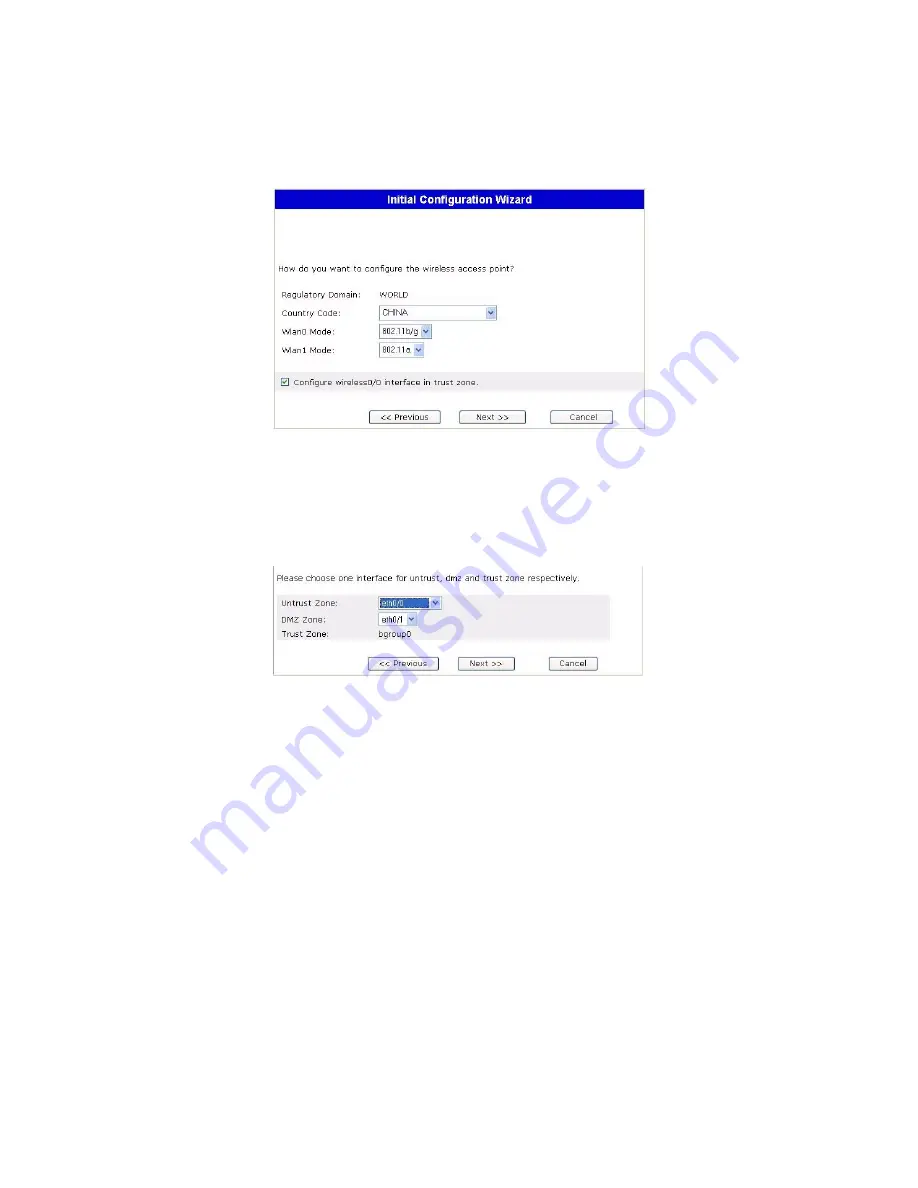 Juniper SSG 20-WLA Hardware Installation And Configuration Manual Download Page 63