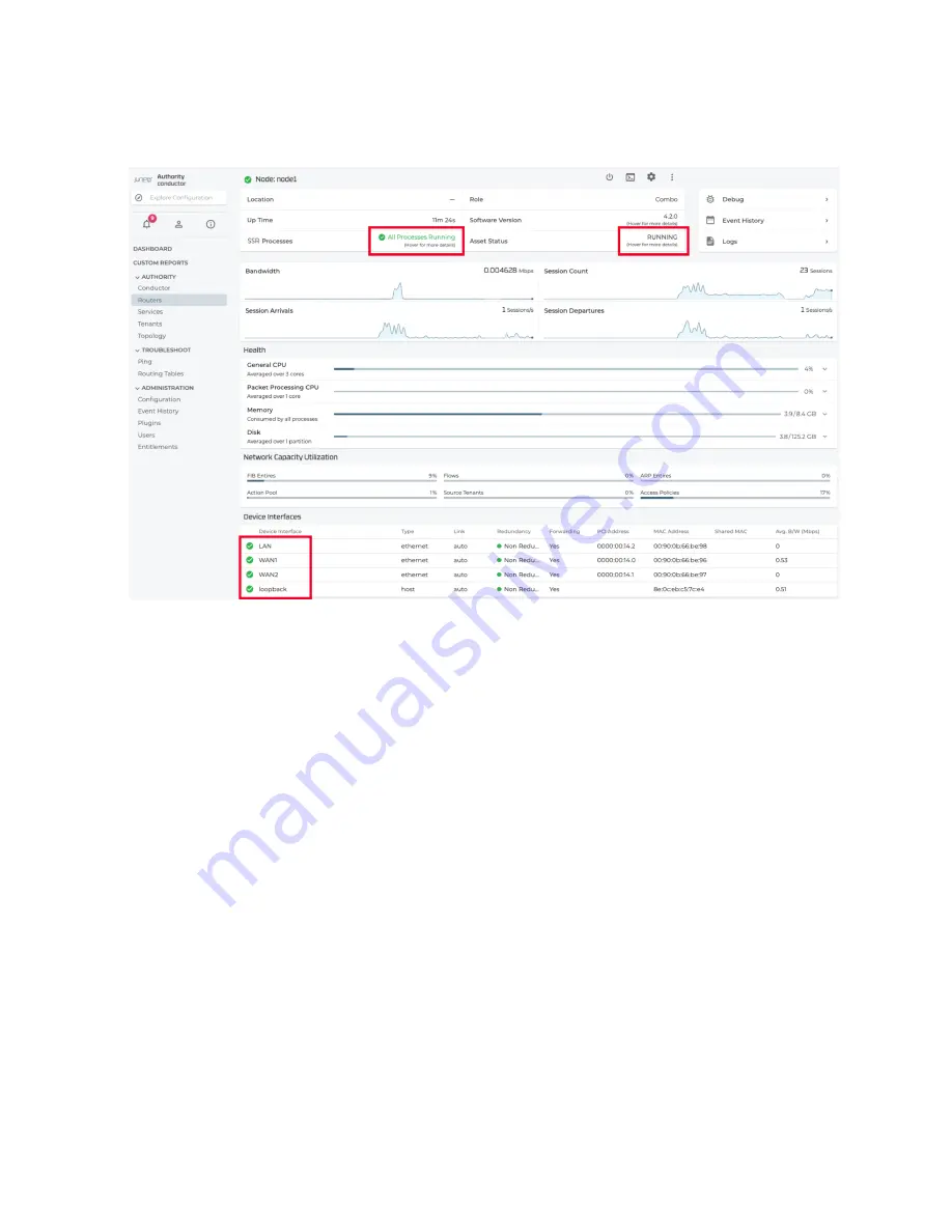 Juniper SSR130 Скачать руководство пользователя страница 49