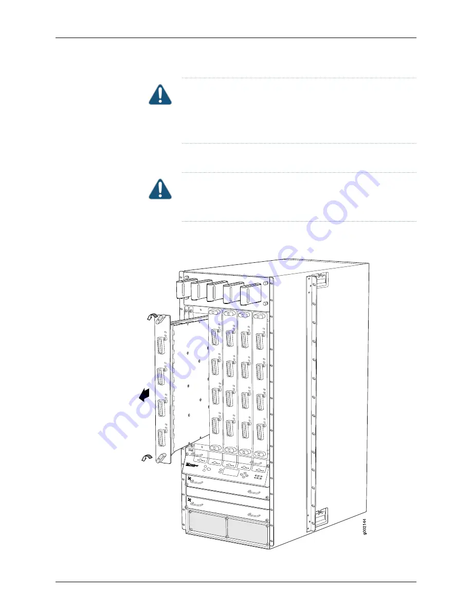 Juniper TX MATRIX Hardware Manual Download Page 128