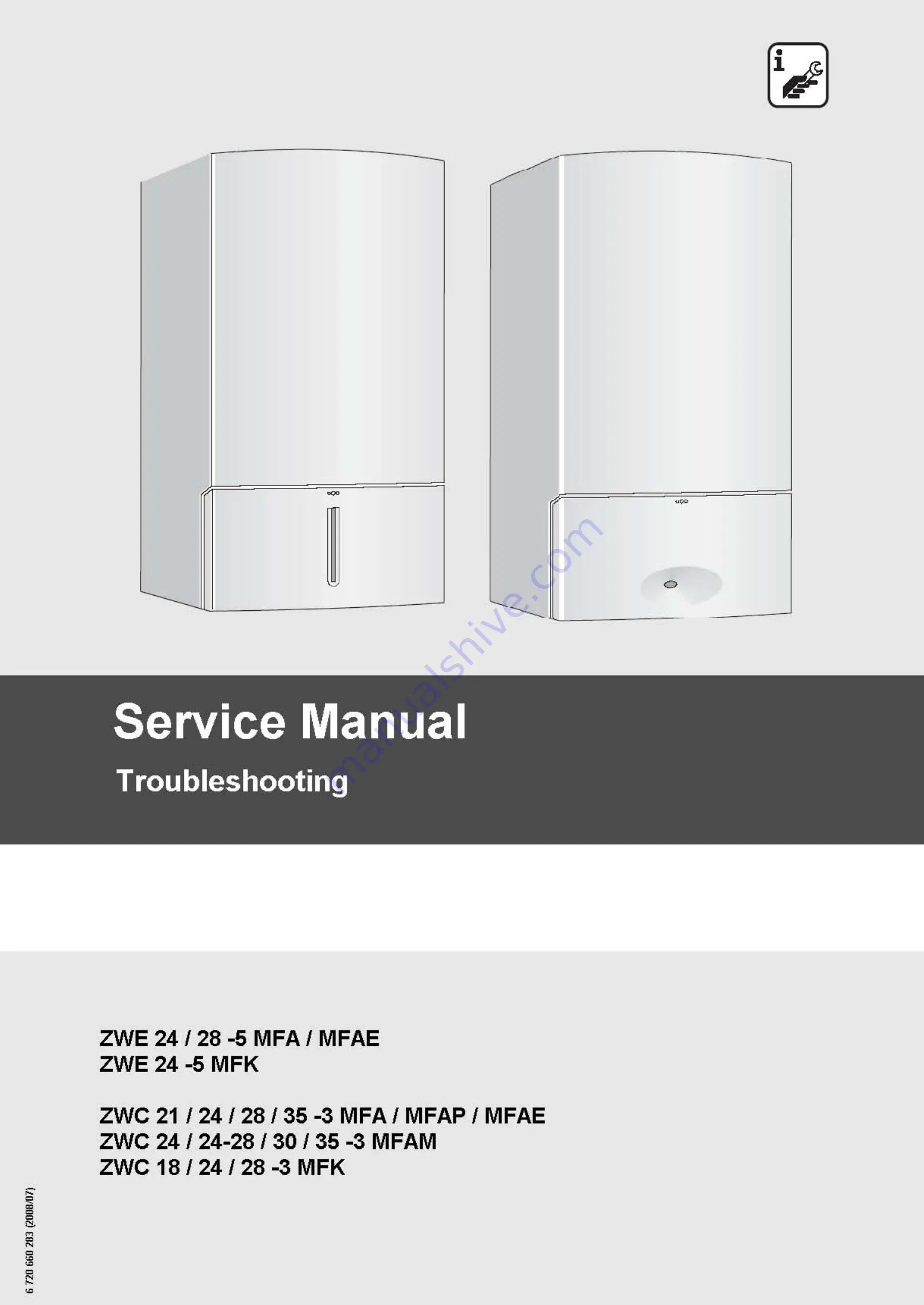 Junkers ZWC 18-3 MFK Service Manual Download Page 1