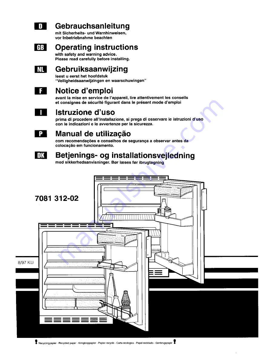 JUNO JKU2032 Operating Instructions Manual Download Page 1