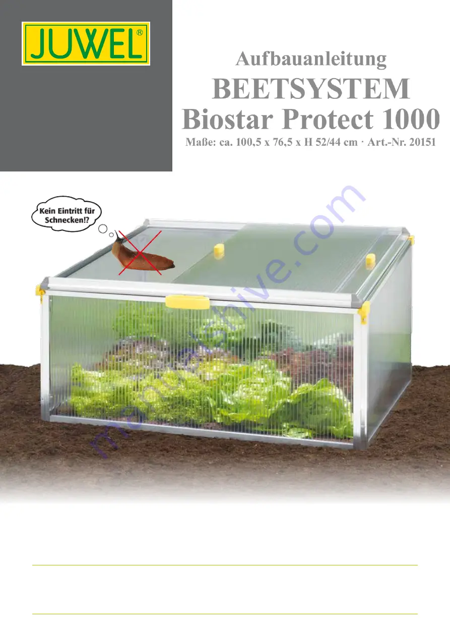 juwel Biostar Protect 1000 Скачать руководство пользователя страница 1