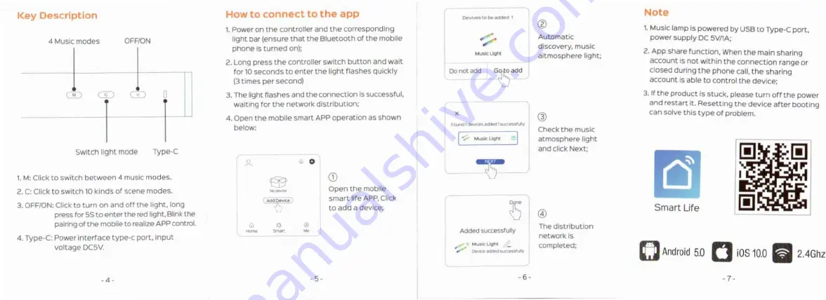 Juylux Smart Music Bars User Manual Download Page 2