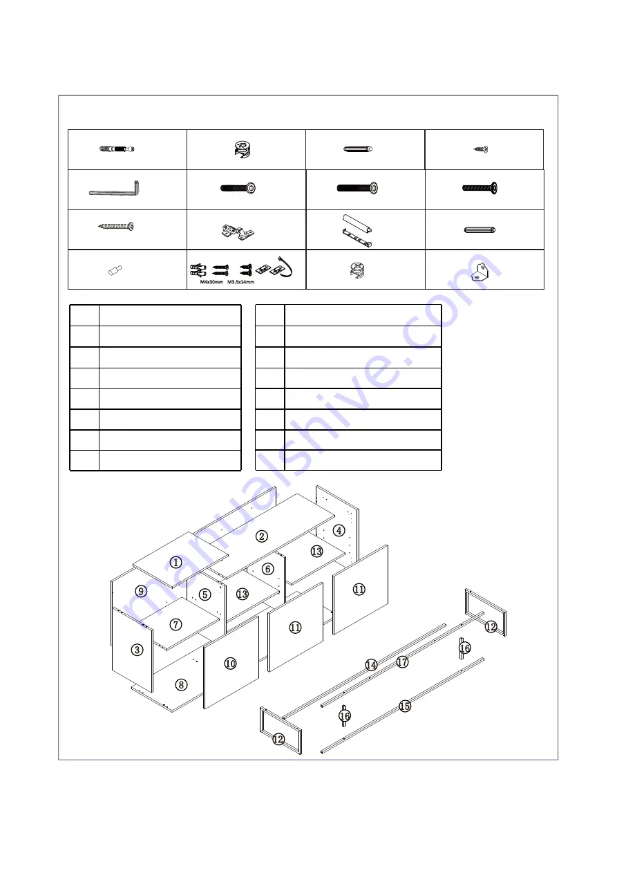 JWA 70458 Assembly Instruction Manual Download Page 3