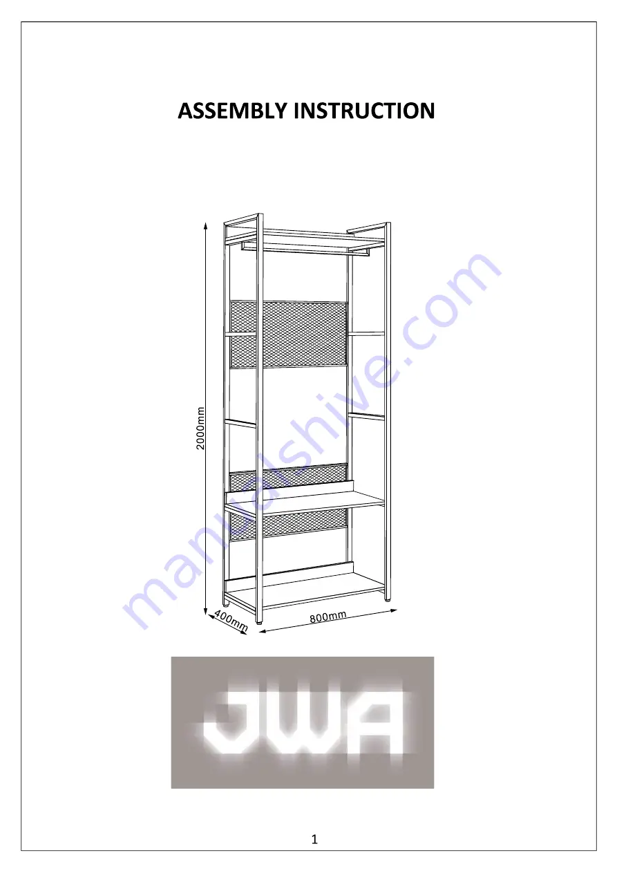 JWA ADVANCE 75106 Скачать руководство пользователя страница 1