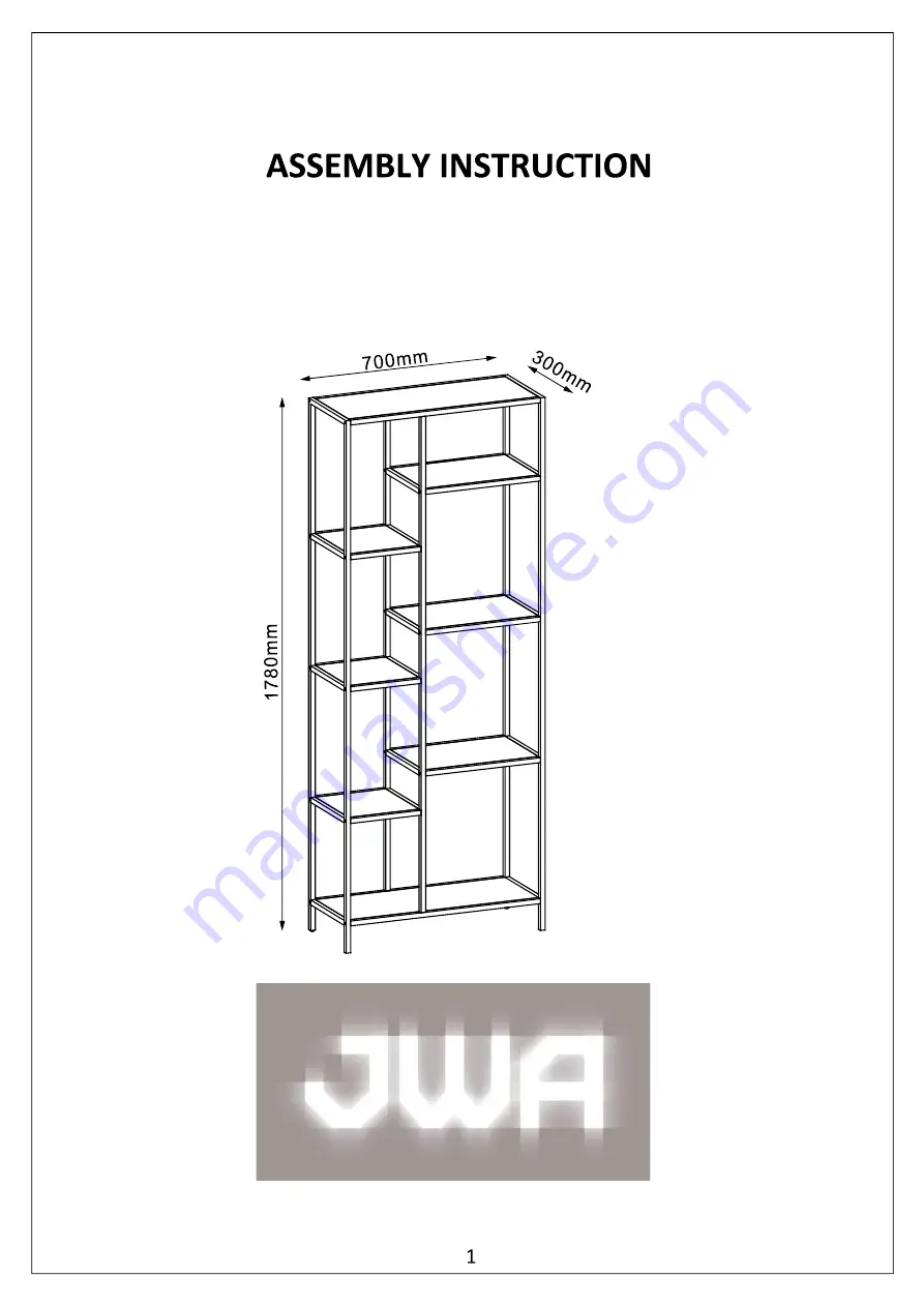 JWA AMELIE 75121 Скачать руководство пользователя страница 1