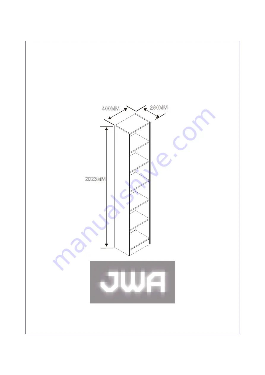 JWA AUDRA 400 Скачать руководство пользователя страница 1