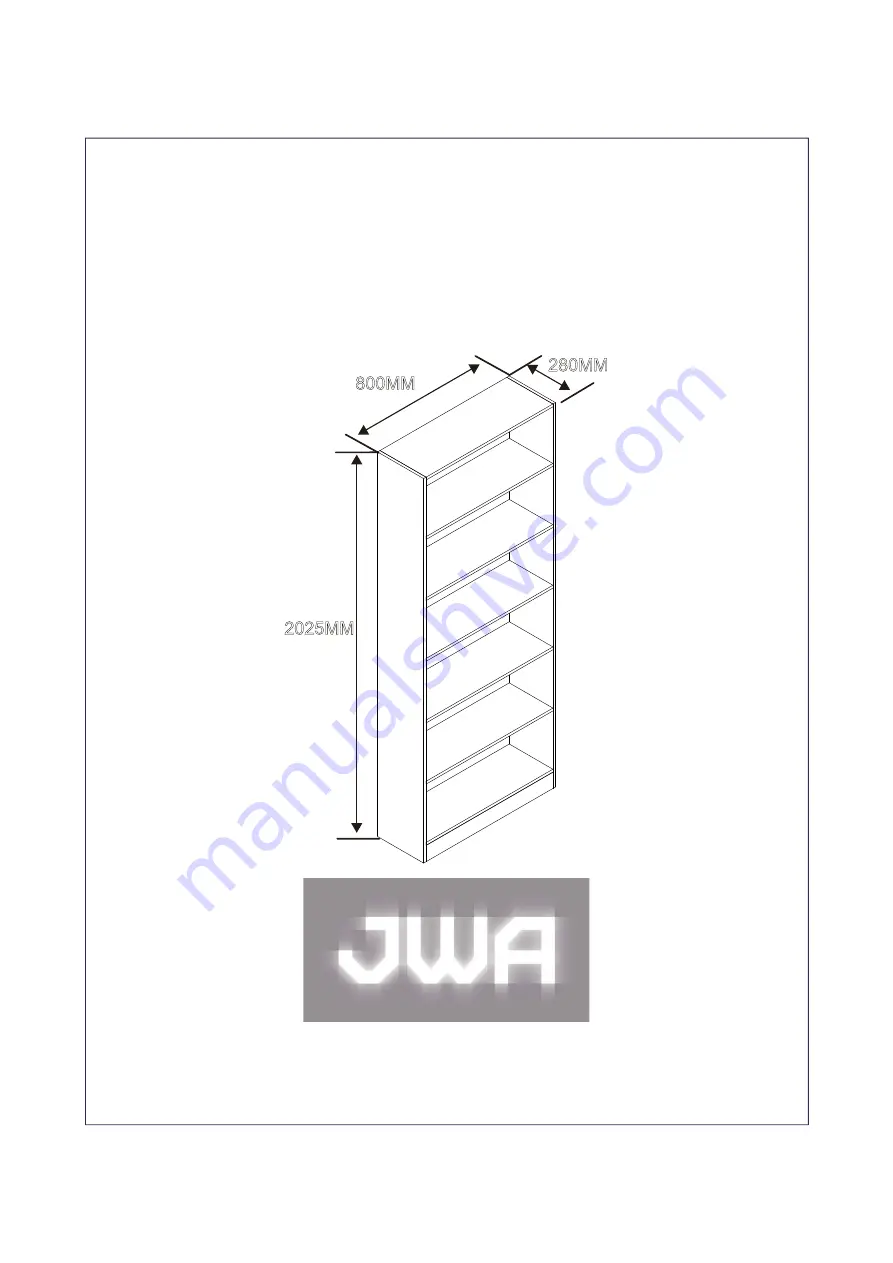 JWA AUDRA 800 Скачать руководство пользователя страница 1