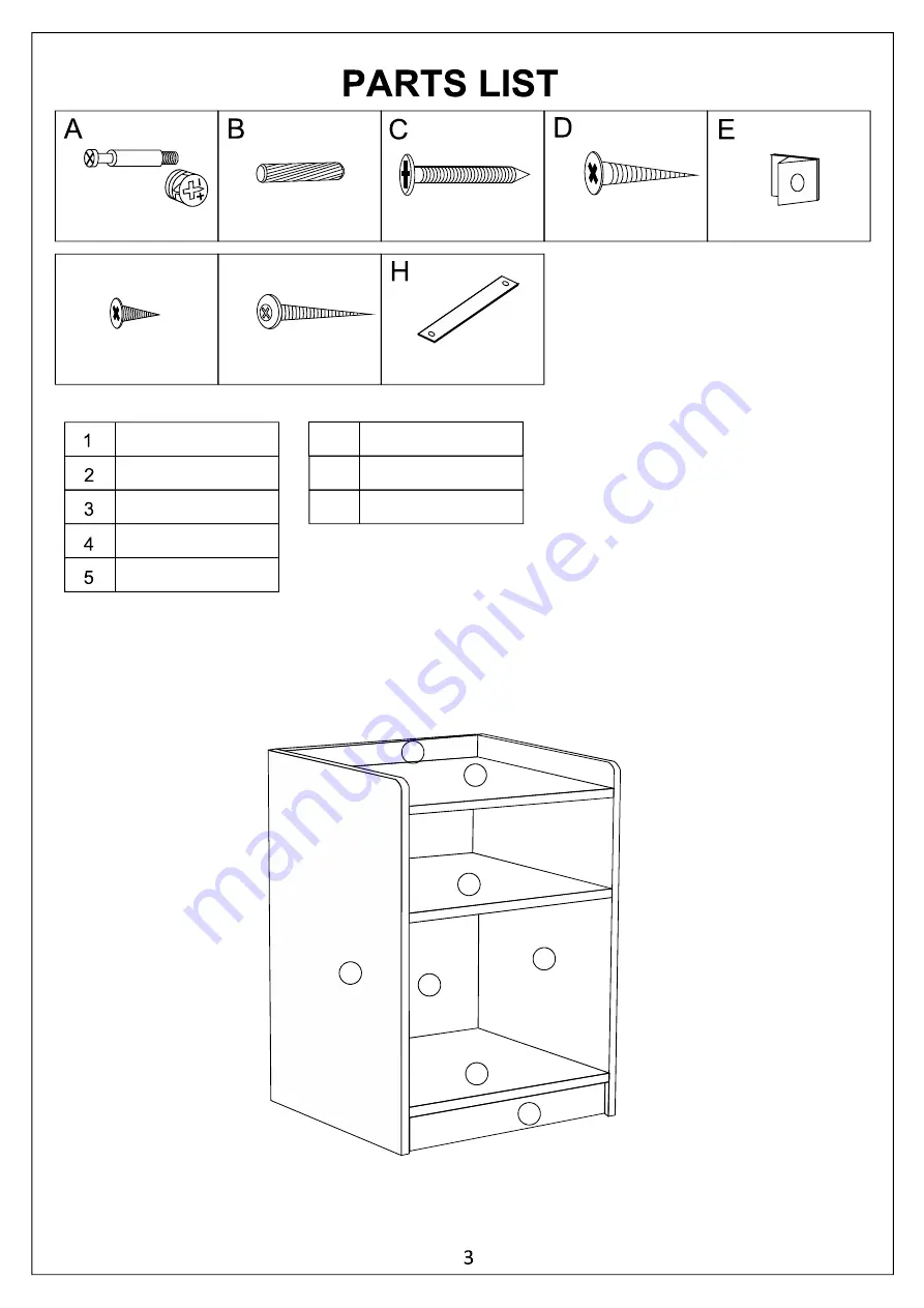 JWA Caldwell 75116 Assembly Instruction Manual Download Page 3