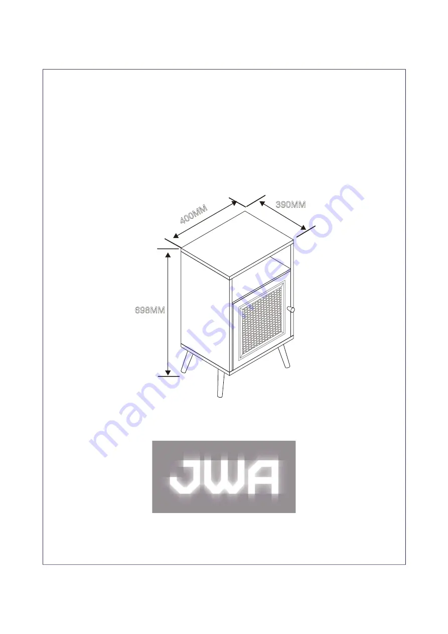 JWA CLEMENTINE 70186 Скачать руководство пользователя страница 1