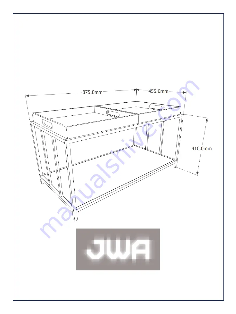 JWA CLYDE 68721 Assembly Instruction Manual Download Page 1