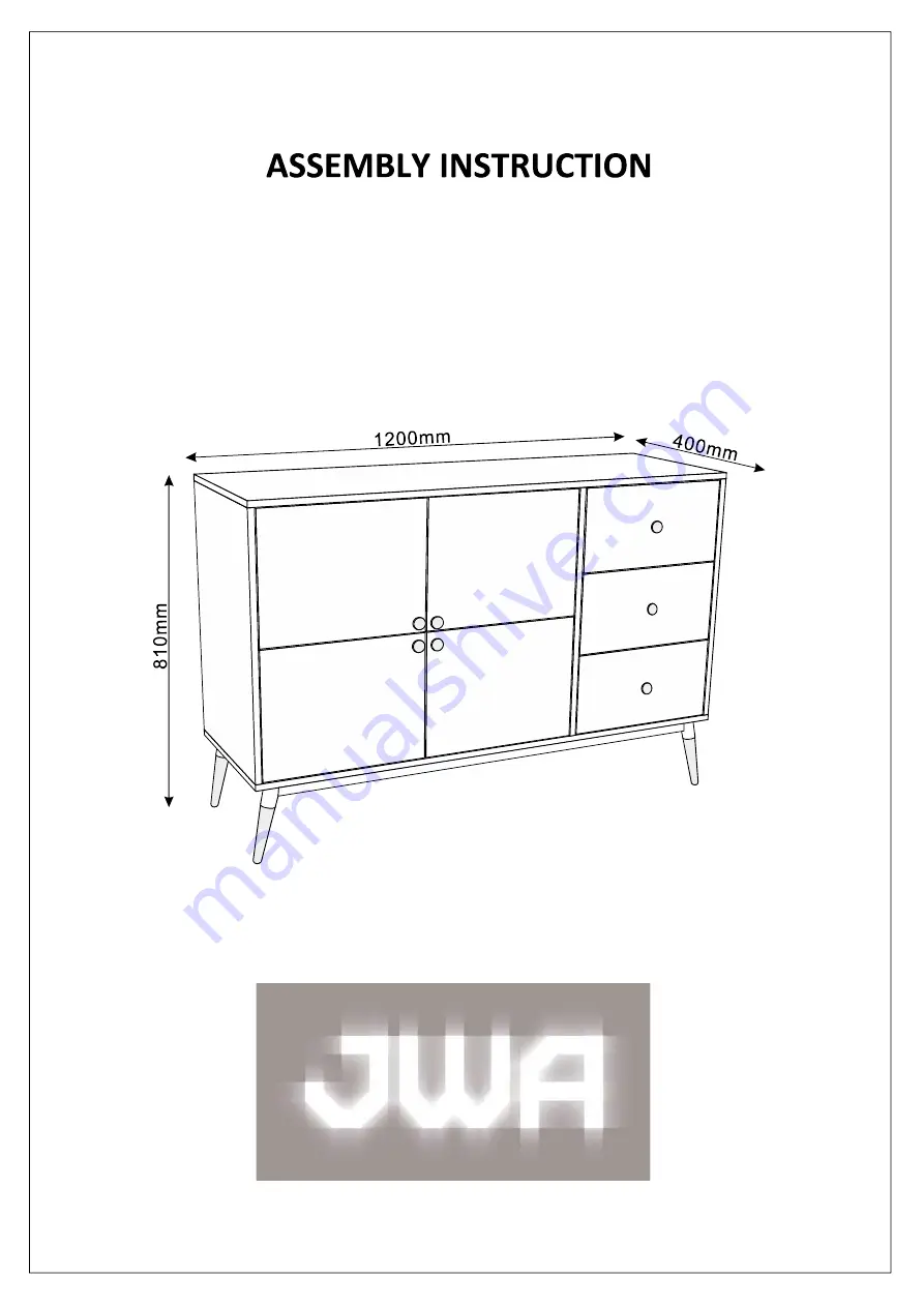 JWA Cobb 75101 Скачать руководство пользователя страница 1