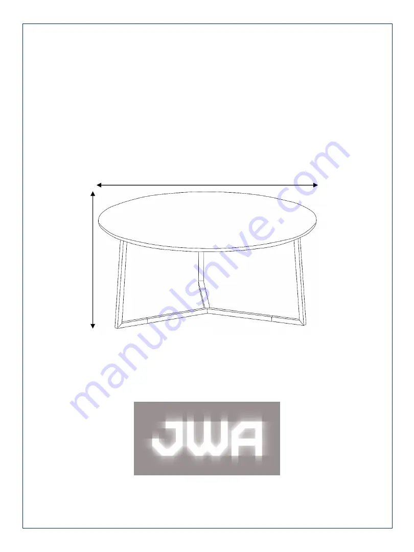 JWA DARLINGTON 68950 Assembly Instruction Manual Download Page 1