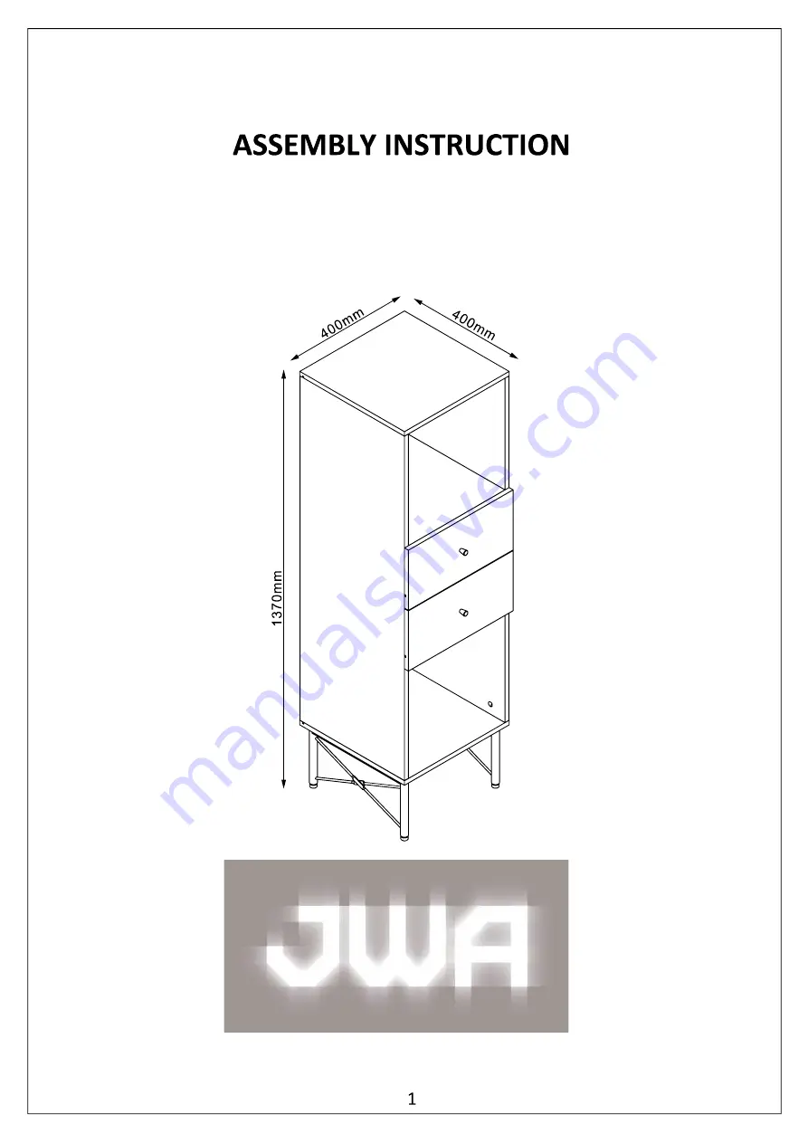 JWA DEAN 75111 Скачать руководство пользователя страница 1