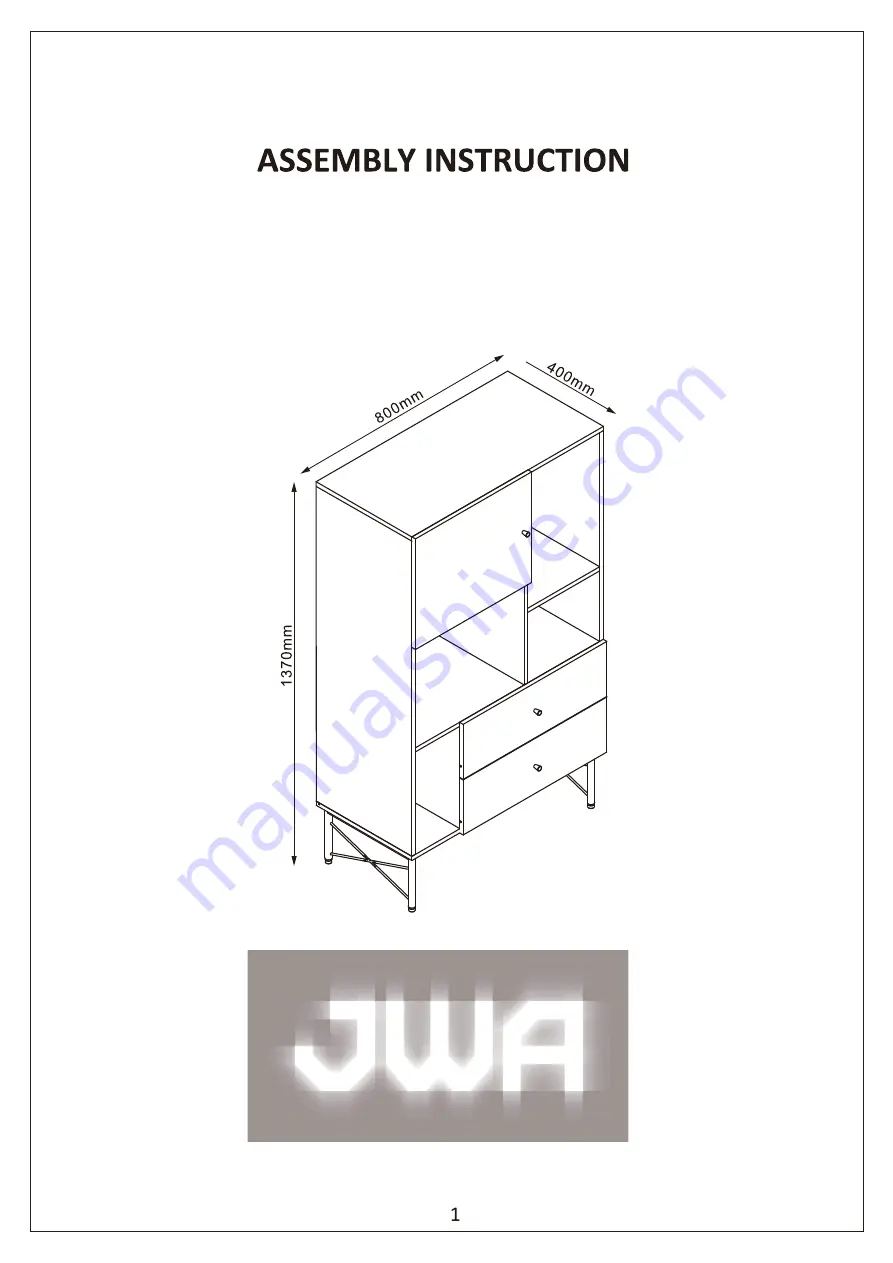 JWA Dean 75112 Скачать руководство пользователя страница 1