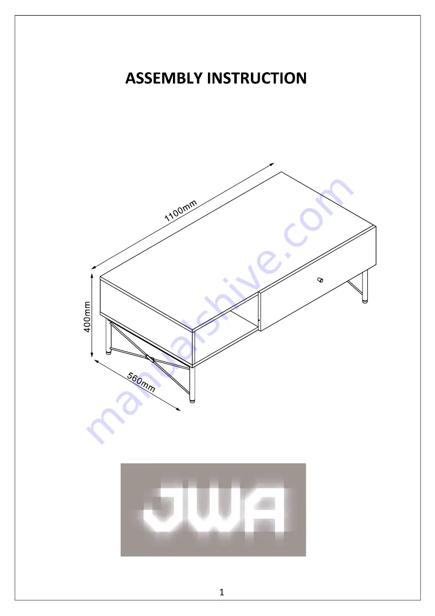 JWA Dean 75130 Скачать руководство пользователя страница 1