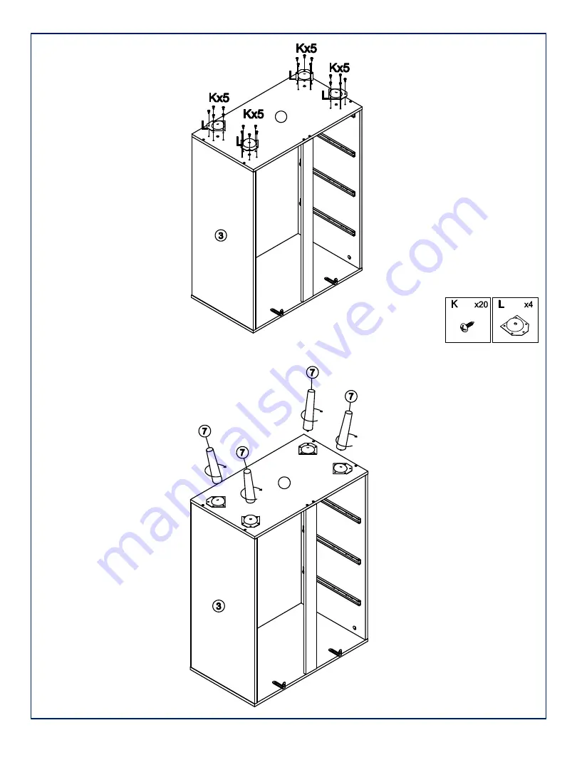 JWA DUNLAP 73023 Assembly Instruction Manual Download Page 7