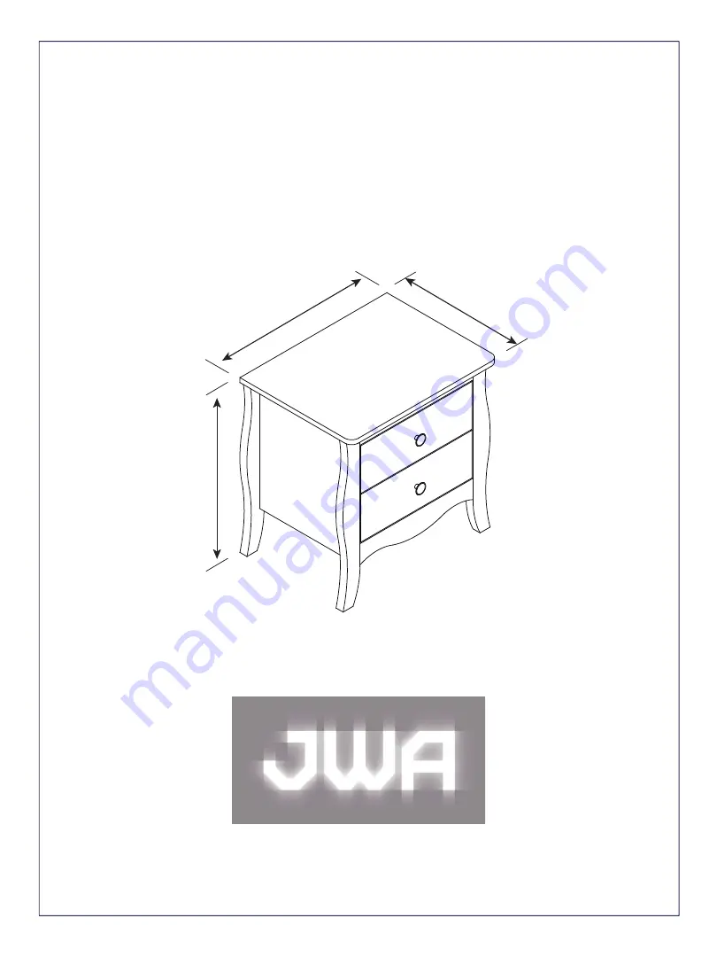 JWA FAIRHOPE 2 70170 Assembly Instruction Manual Download Page 1