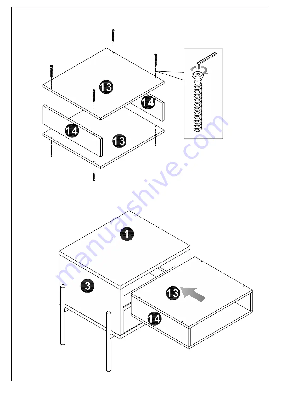 JWA FOWLER 74686 Assembly Instruction Manual Download Page 13