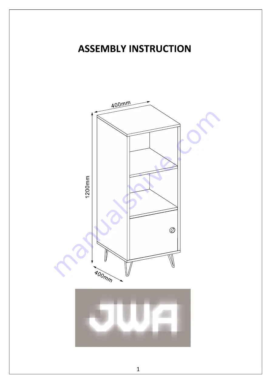 JWA FRY 75225 Скачать руководство пользователя страница 1