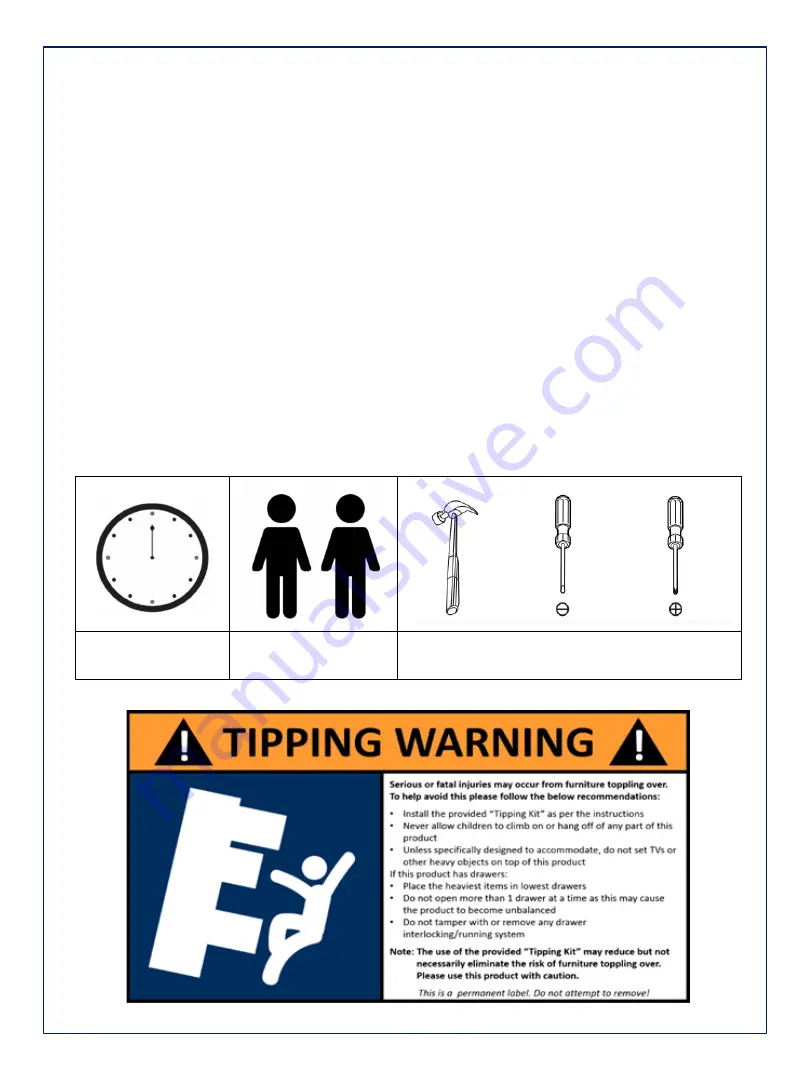 JWA HENSLEY 74715 Assembly Instruction Manual Download Page 2