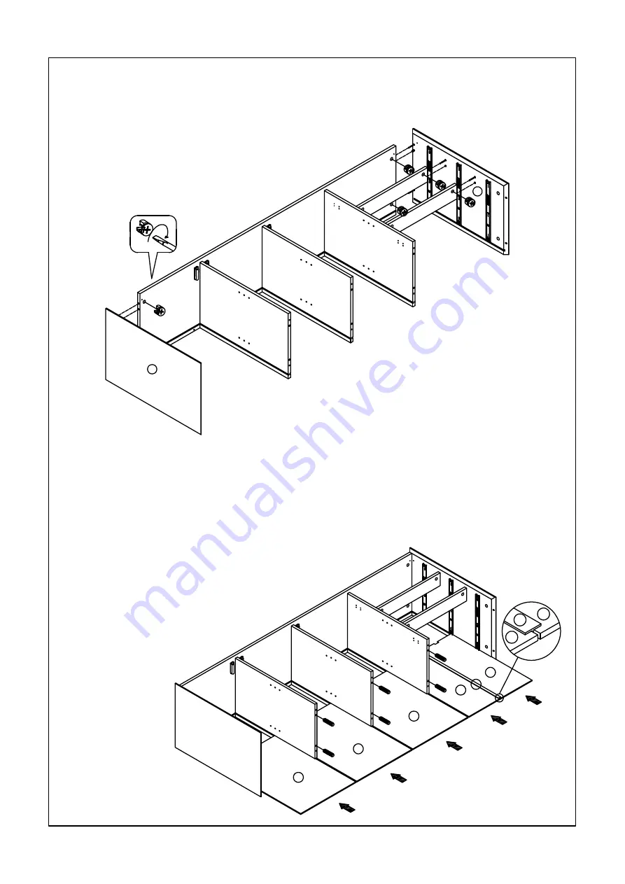 JWA Herring Buffect 73676 Assembly Instruction Manual Download Page 9