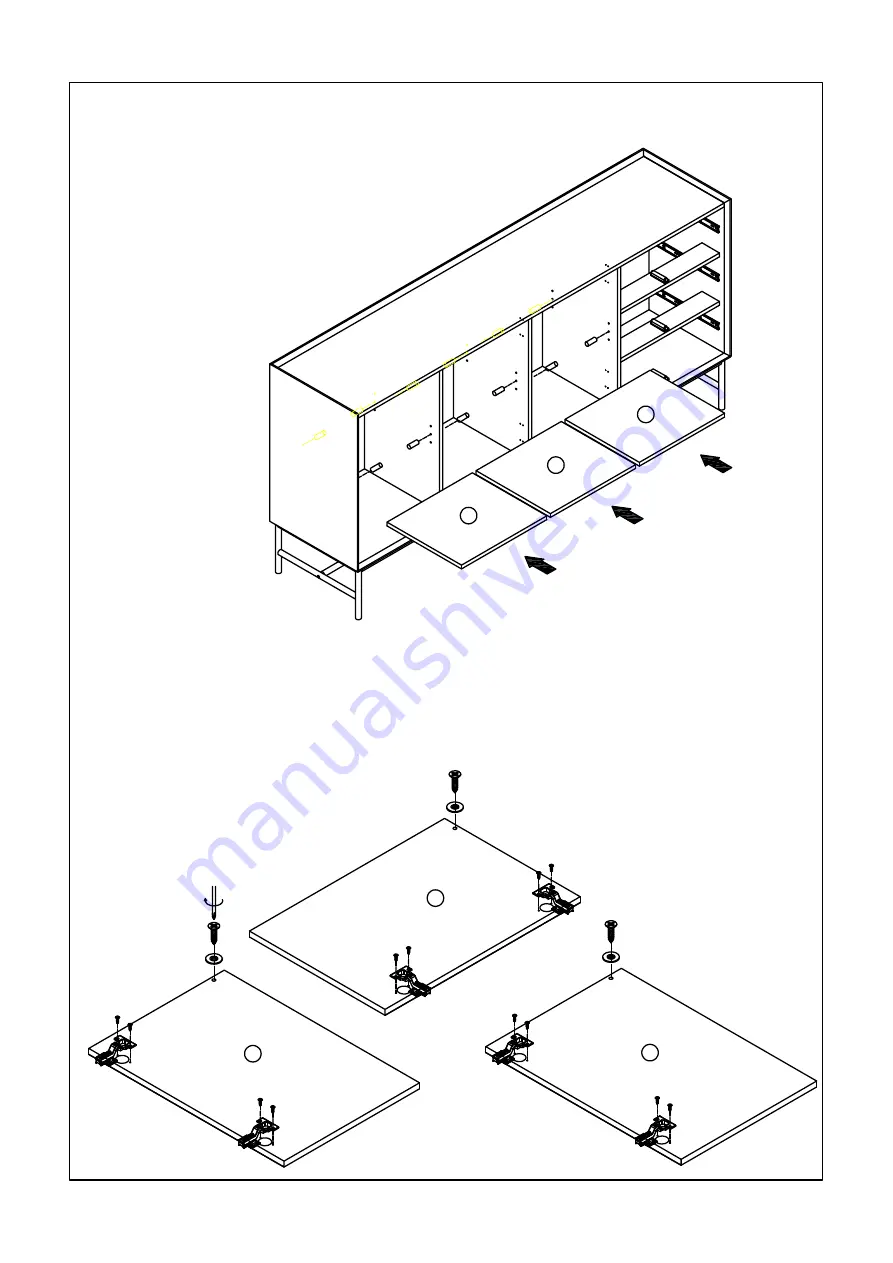 JWA Herring Buffect 73676 Assembly Instruction Manual Download Page 15