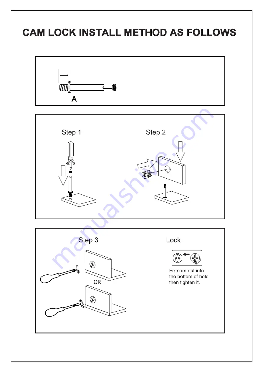 JWA JARVIS 74679 Assembly Instruction Manual Download Page 3