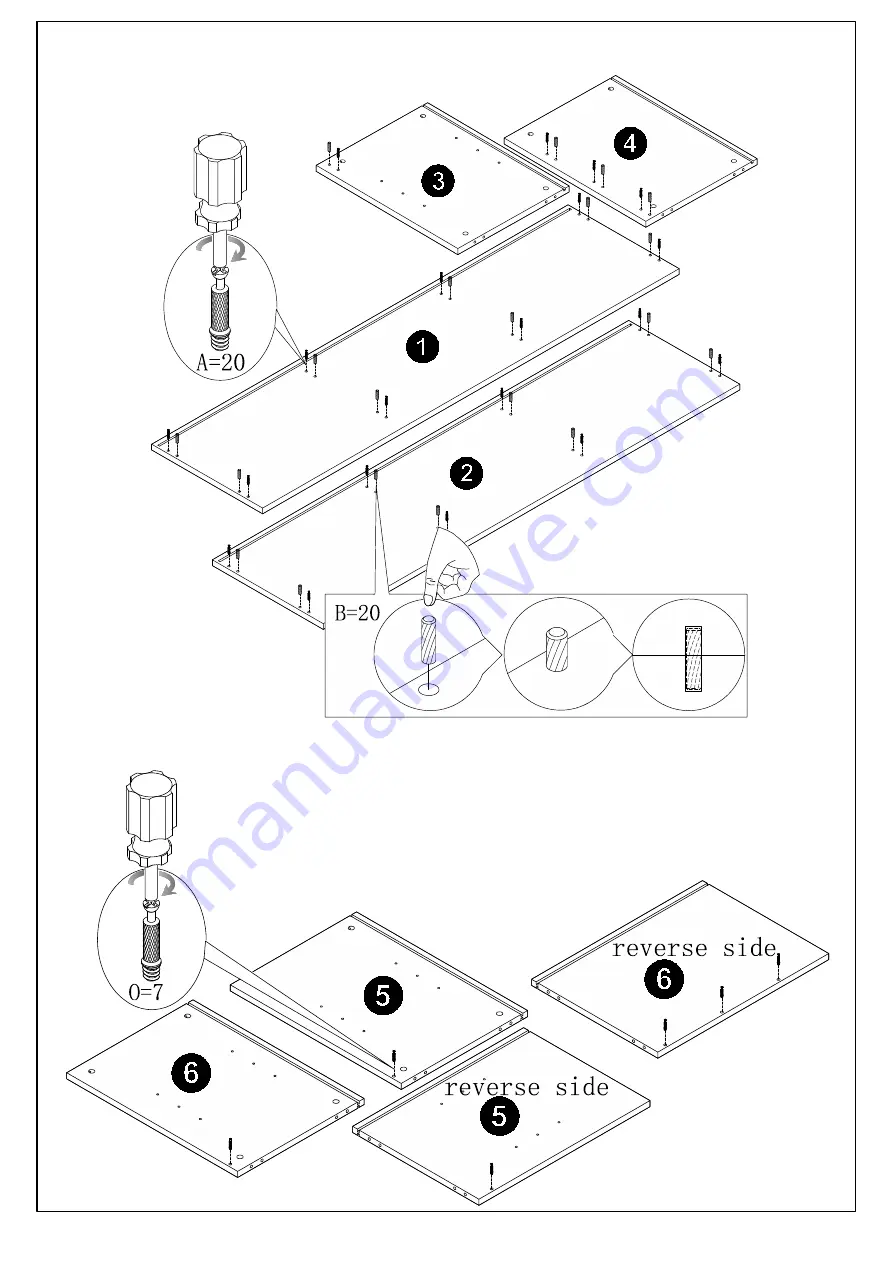 JWA JARVIS 74679 Assembly Instruction Manual Download Page 6