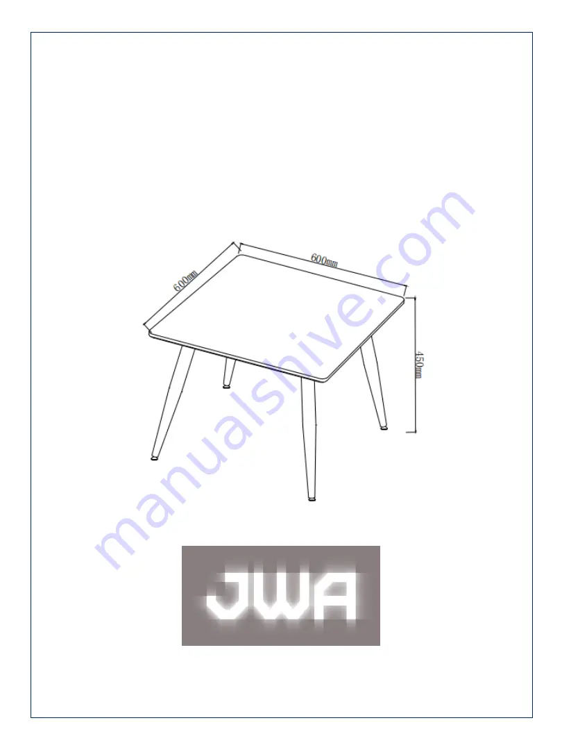 JWA Leeds 71249 Assembly Instruction Manual Download Page 1