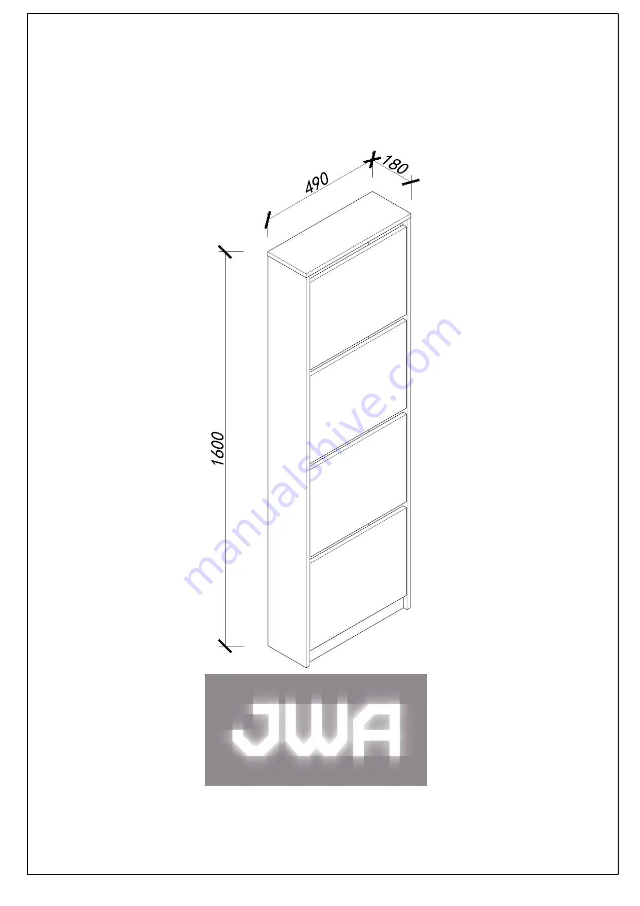 JWA MILLS 74698 Assembly Instruction Manual Download Page 1