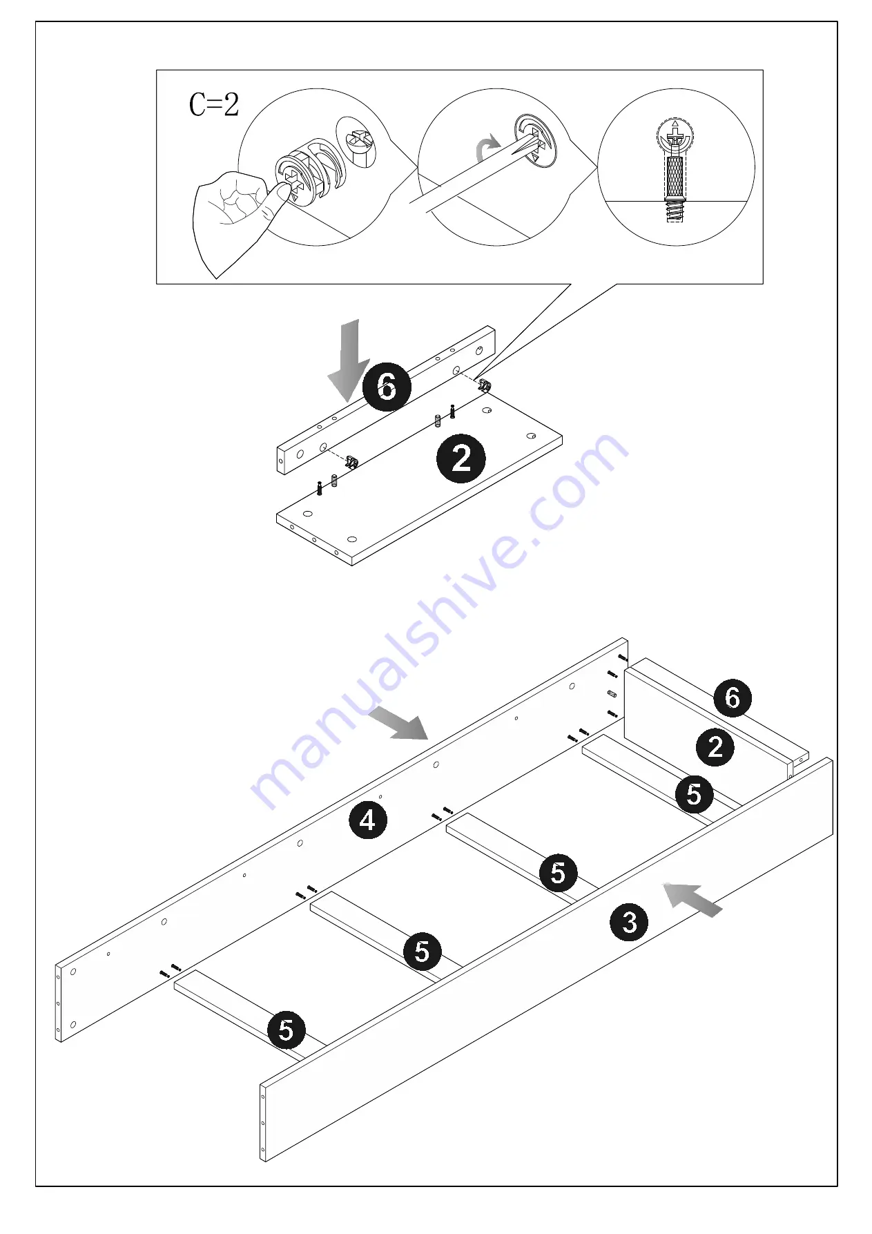 JWA MILLS 74698 Assembly Instruction Manual Download Page 7