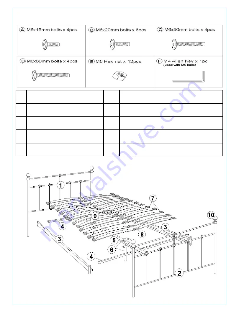 JWA NEWMAN 69152 Assembly Instruction Manual Download Page 3