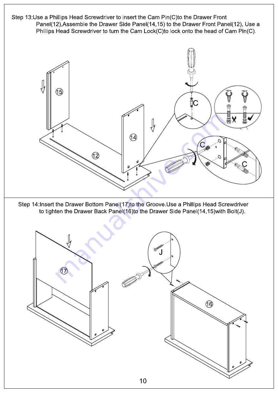 JWA ROVIGO 70152 Assembly Instruction Manual Download Page 10