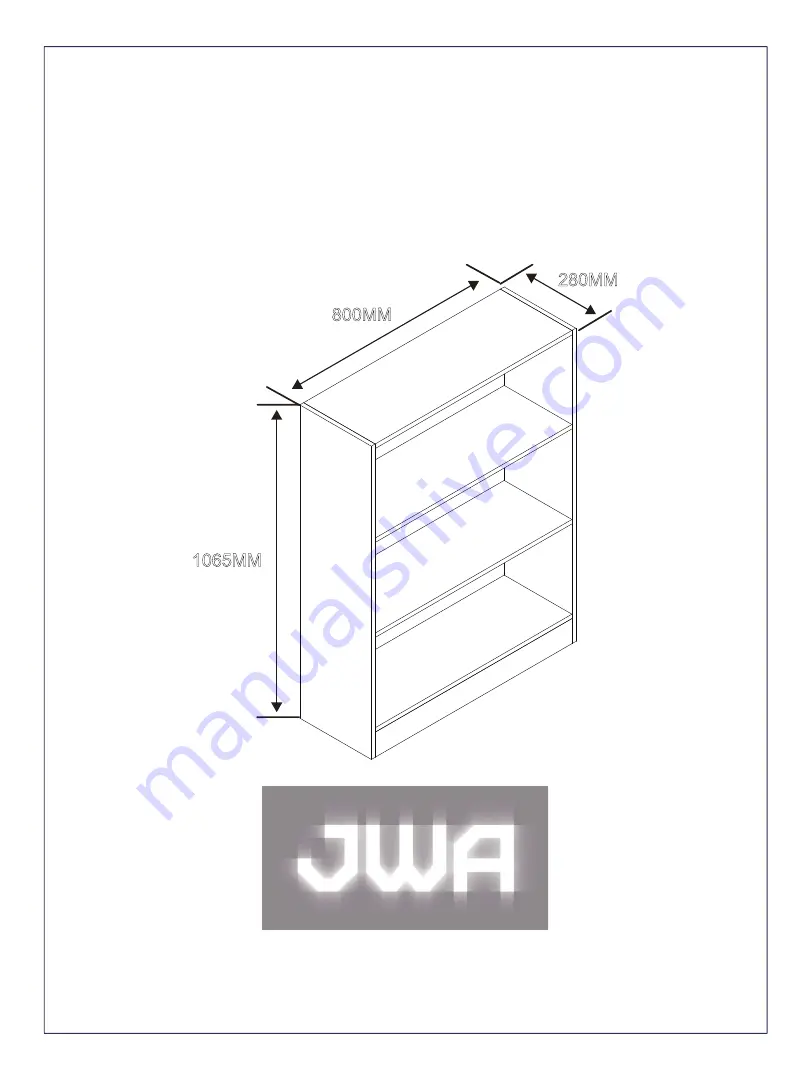 JWA VEDIA 800 68462 Assembly Instruction Manual Download Page 1