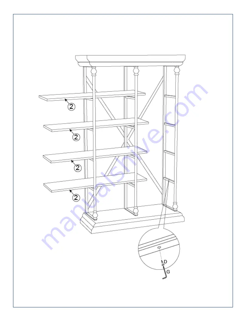 JWA YORKTON 72415 Assembly Instruction Manual Download Page 7