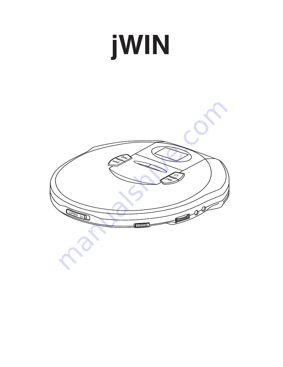 jWIN JX-CD290 Instruction Manual Download Page 1