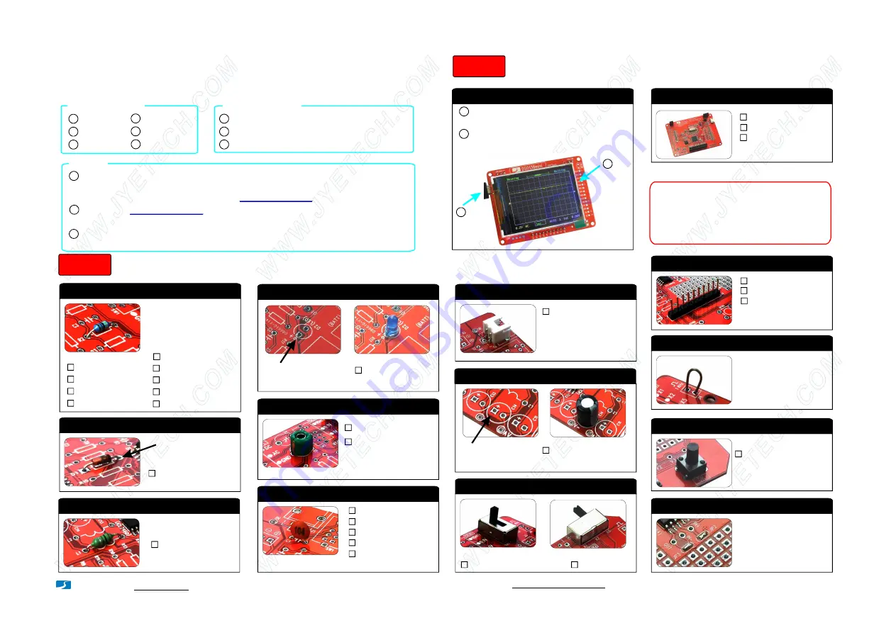 JYE Tech DSO138mini User Manual Download Page 1