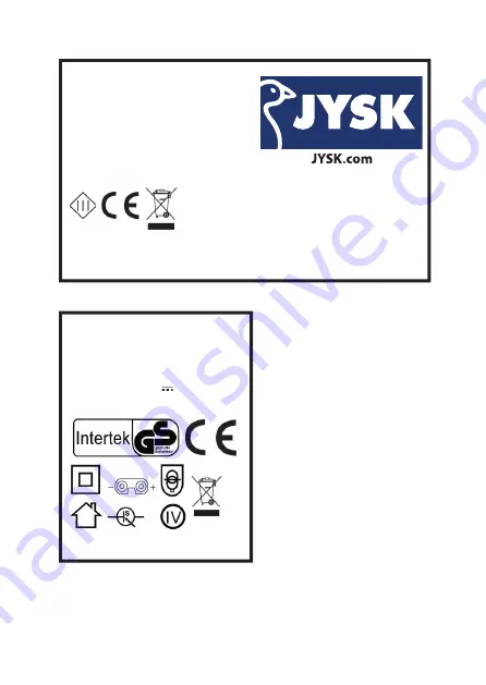 Jysk 2737400 Manual Download Page 110