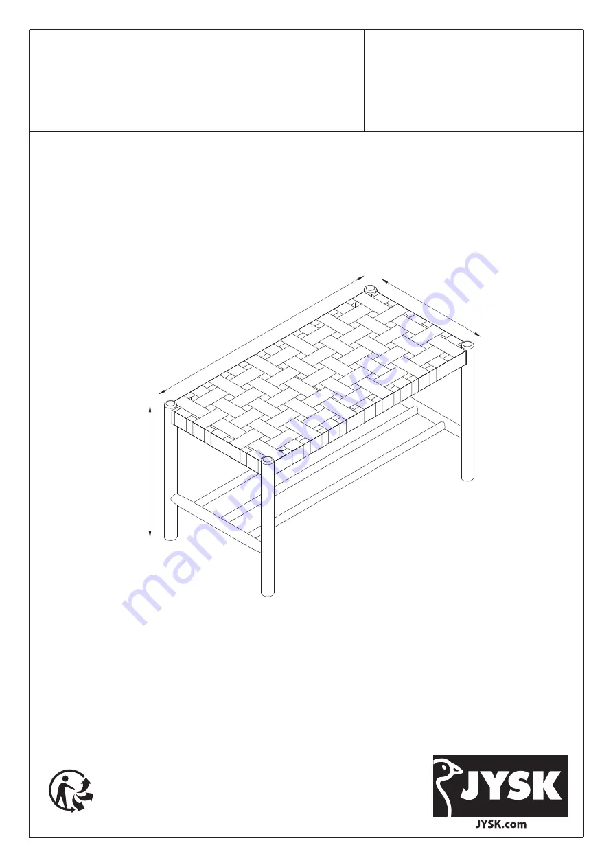 Jysk 3680222 Manual Download Page 1