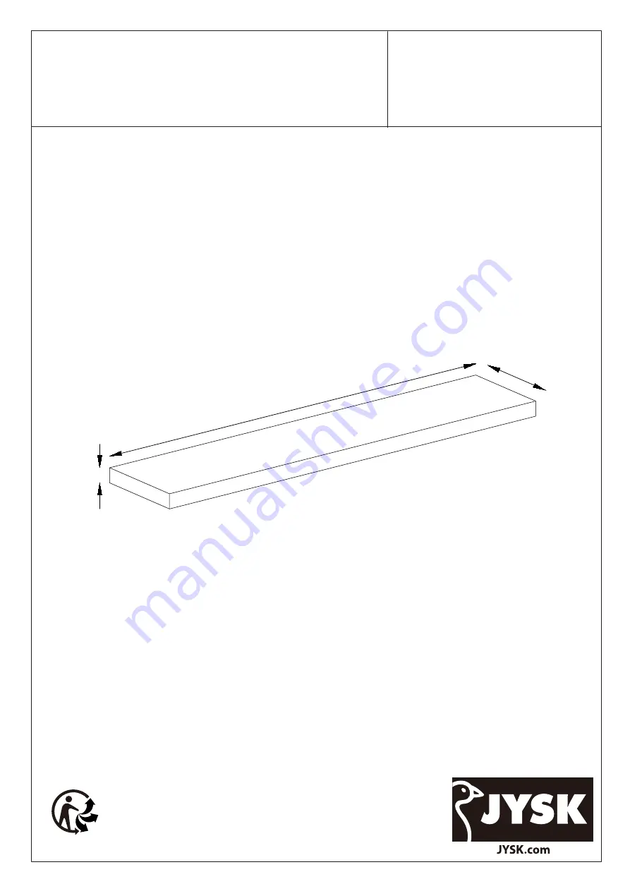 Jysk ABILD 3617221 Manual Download Page 1