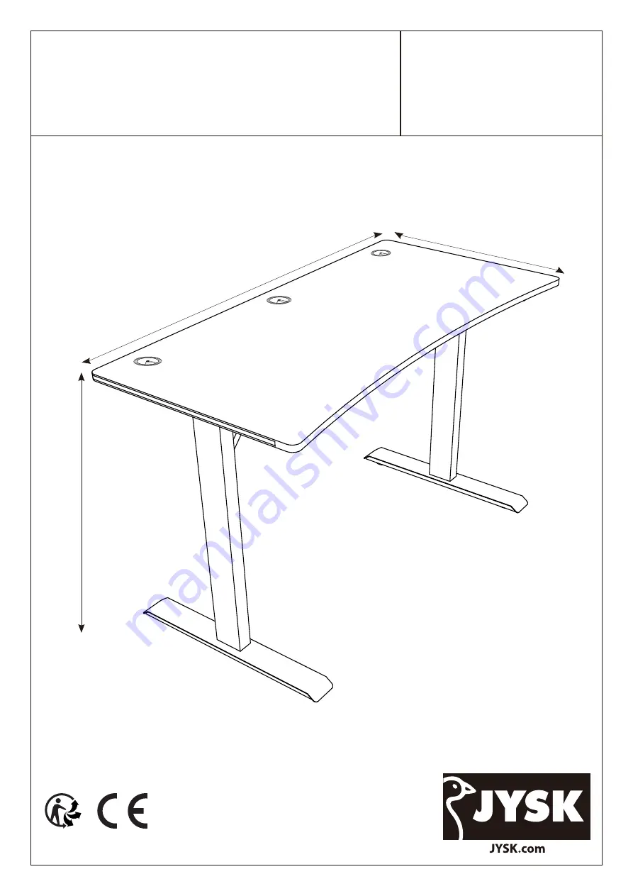 Jysk HALDUM 3620121 Manual Download Page 1