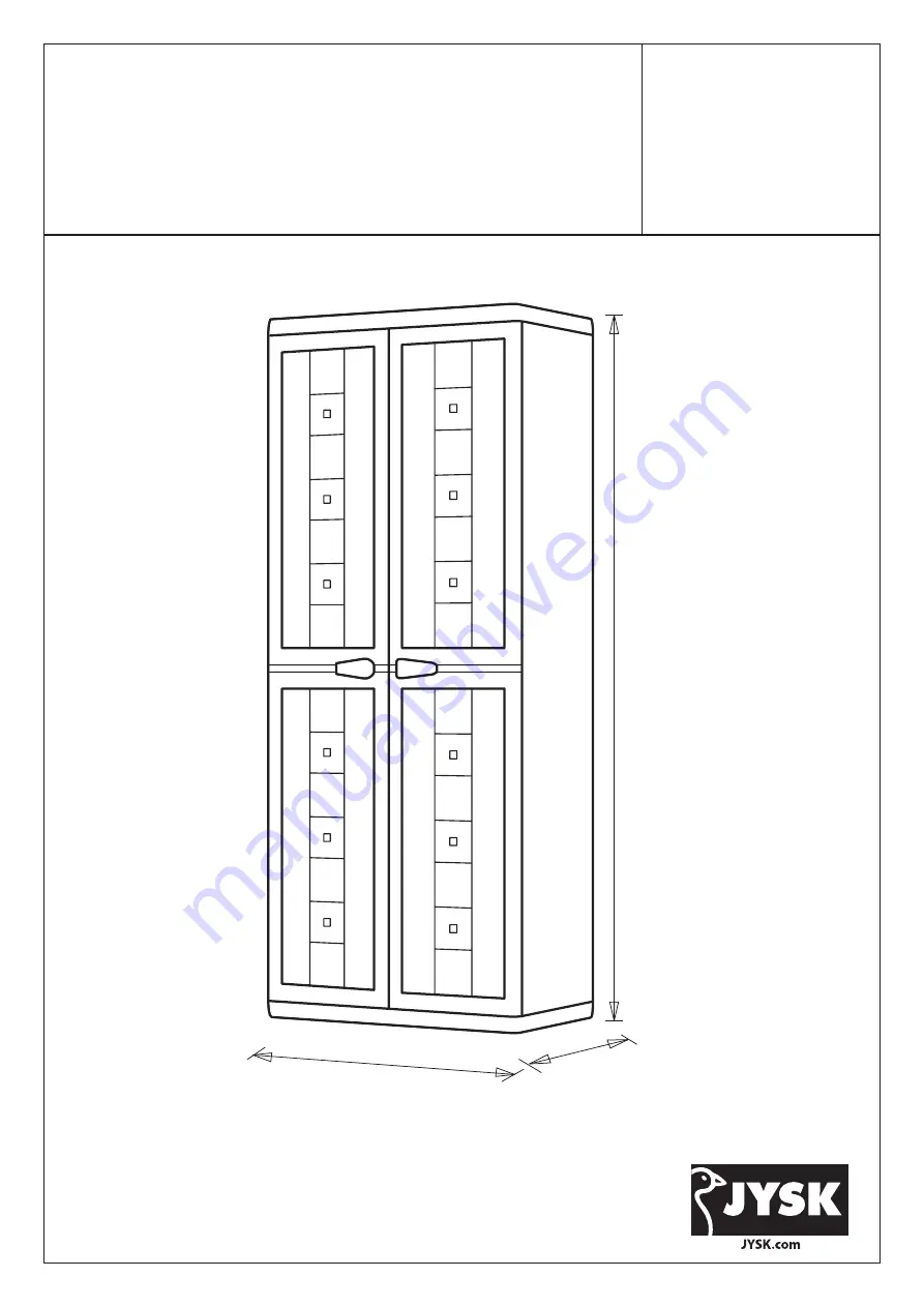 Jysk KJELLER 3789001 Manual Download Page 1