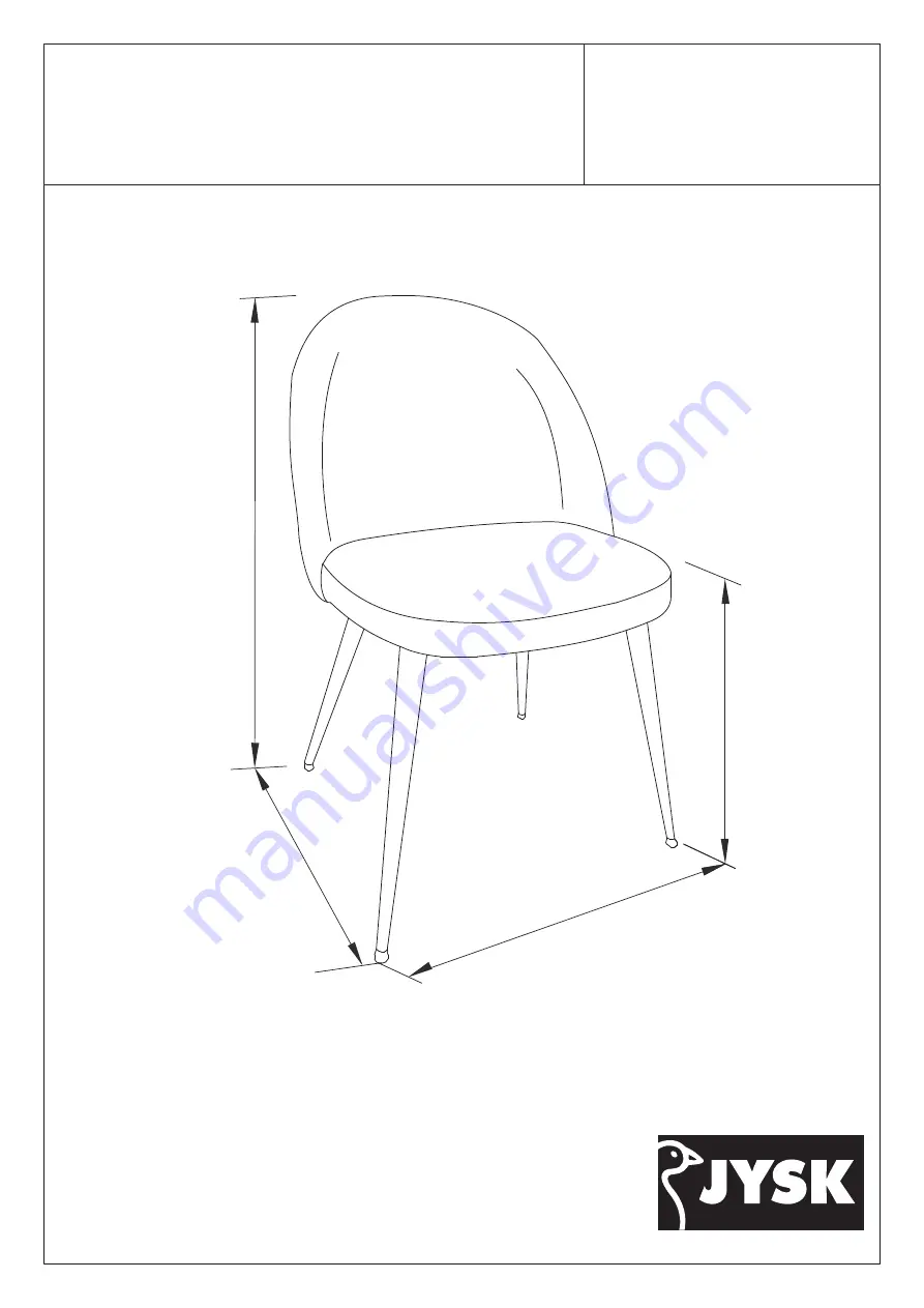 Jysk KOKKEDAL Assembly Instruction Manual Download Page 1