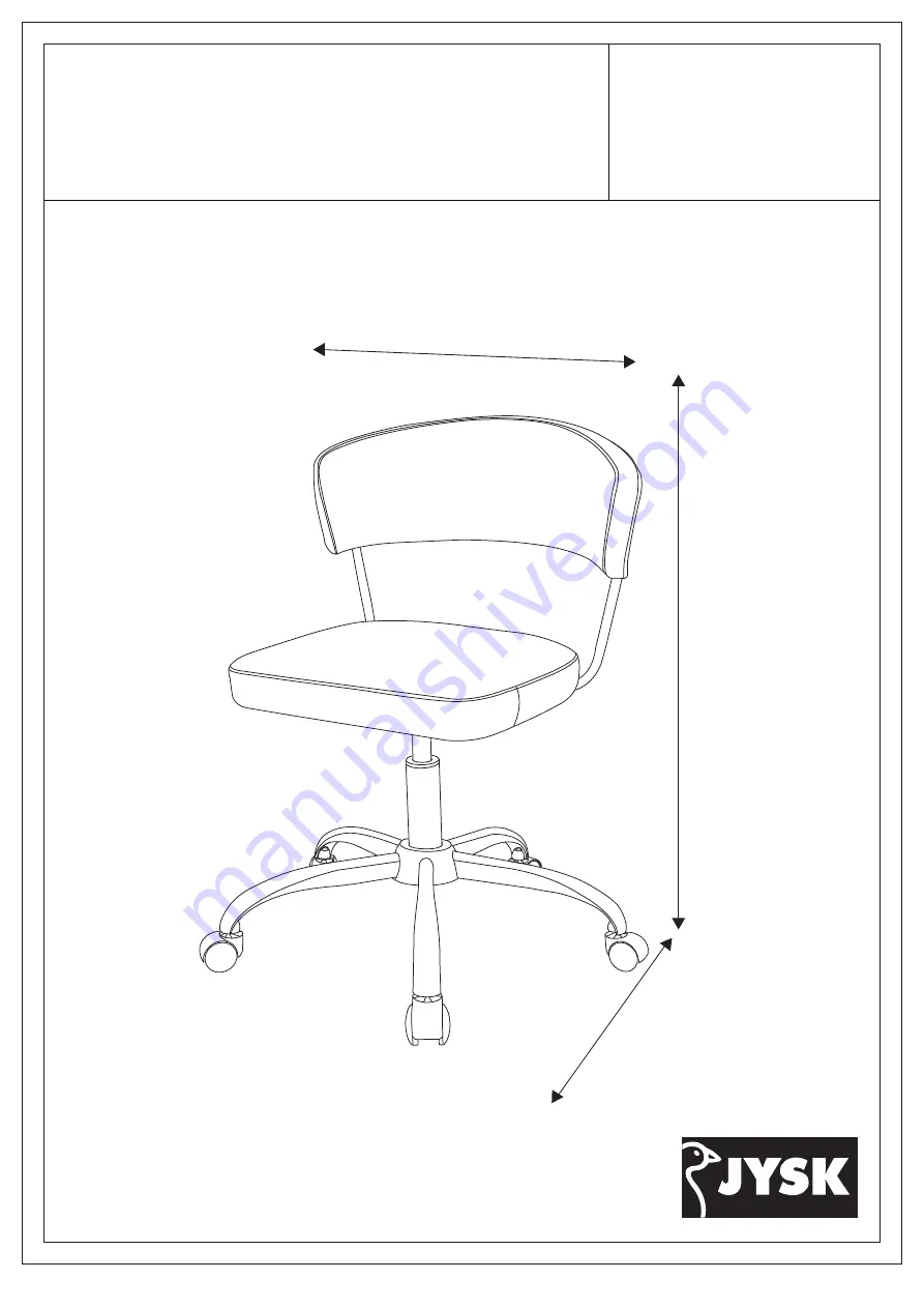 Jysk PELLE 3620032 Manual Download Page 1