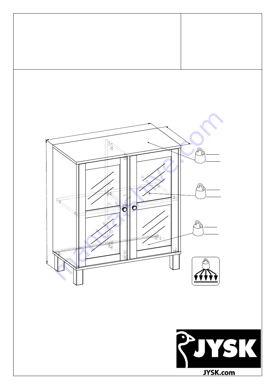 Jysk SKALS 3672221 Manual Download Page 1