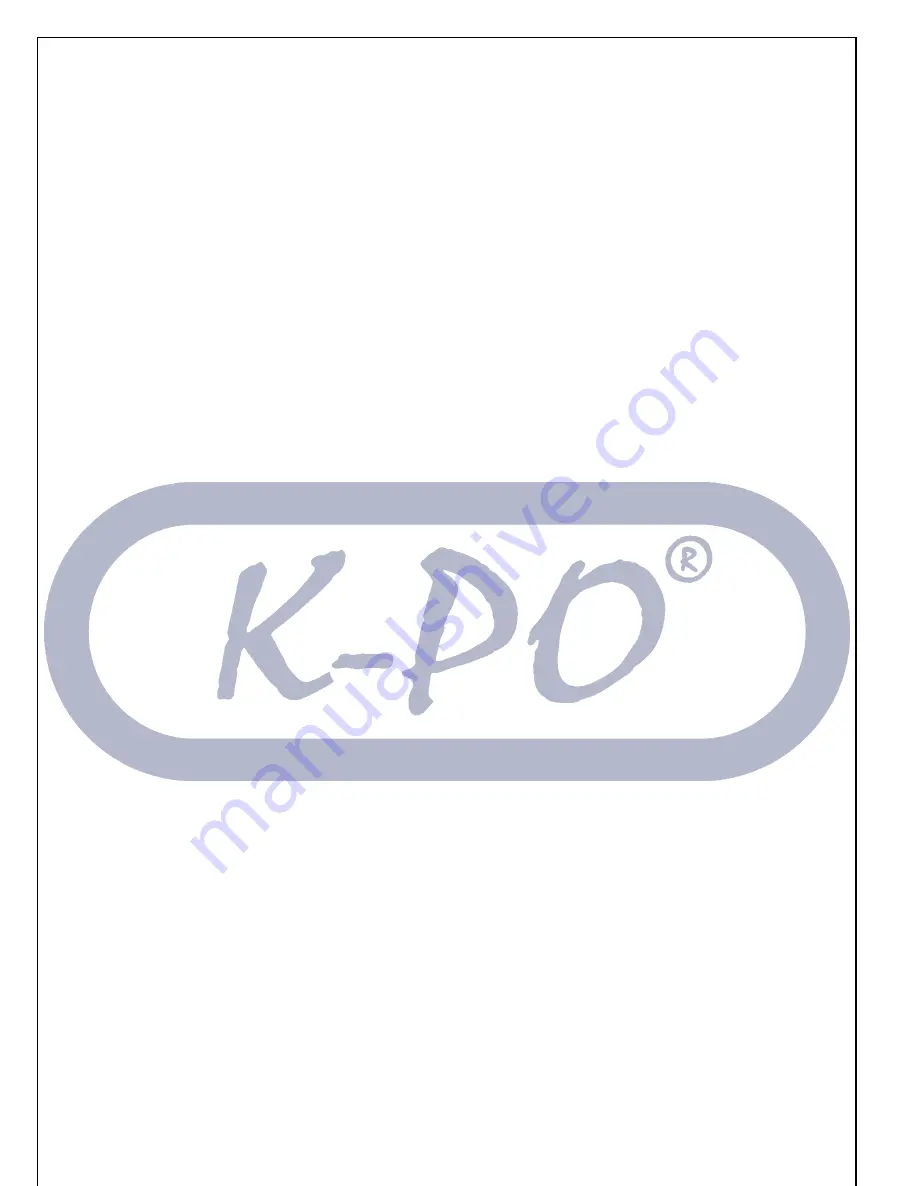 K-PO HM380 User Manual Download Page 1