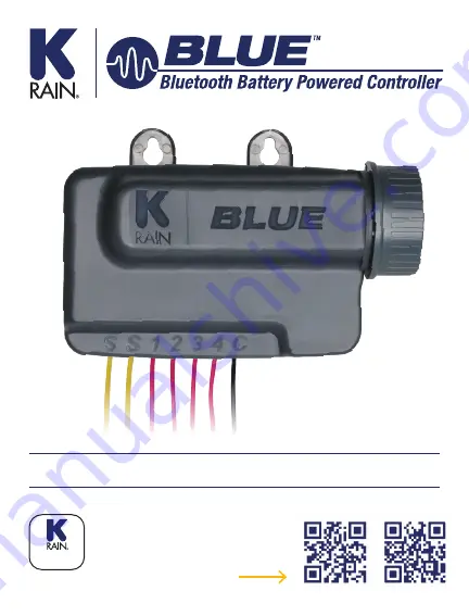 K-Rain BLUE Скачать руководство пользователя страница 1