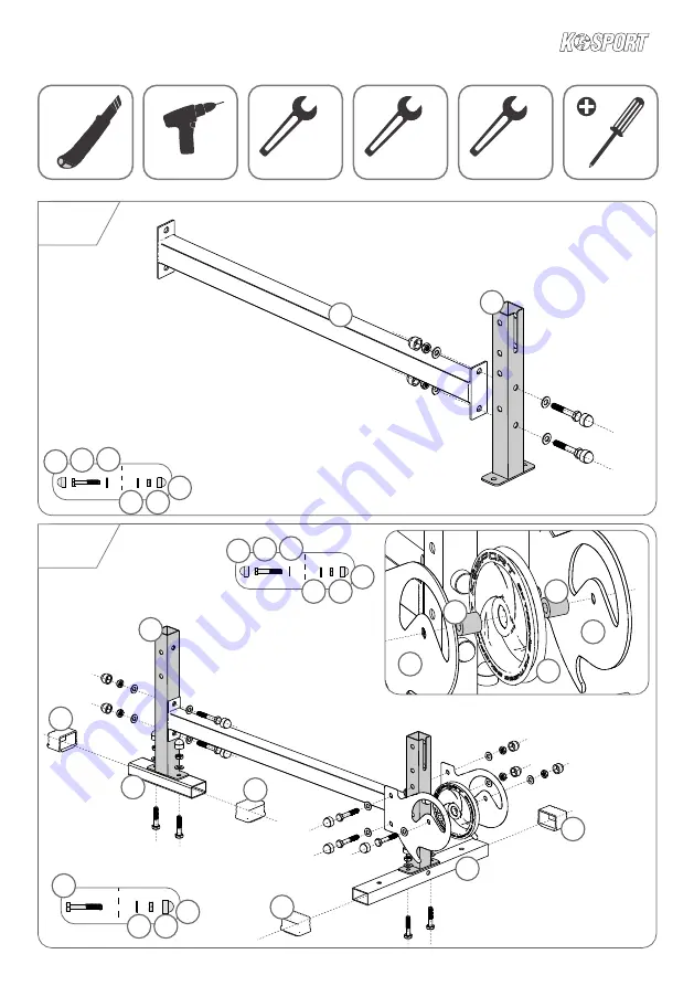 K-SPORT KSSL017 Assembly Instruction Manual Download Page 3